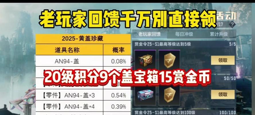 cf赠送宝箱领取需要达到多少级？领取条件是什么？