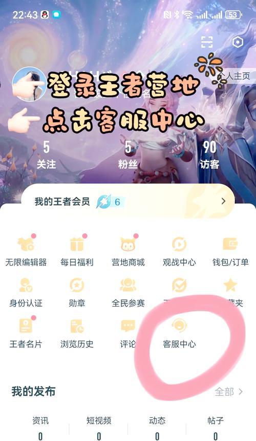 王者荣耀如何更改游戏定位？